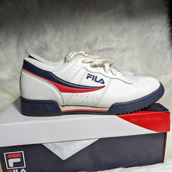 Fila Men's Original Fitness 11F16LT-150 White Lace Up Sneaker Shoes Size 9 - Picture 6 of 12